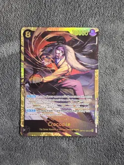 Crocodile (SEC) OP14-120 One Piece TCG The Azure Sea's Seven - Image 1