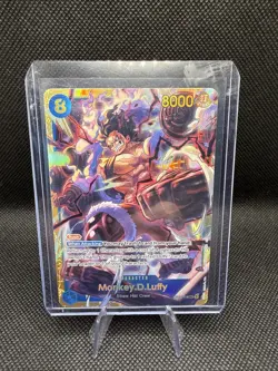 One Piece TCG Monkey D. Luffy OP11-118 SEC A Fist of Divine Speed English - Image 1