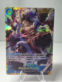 One Piece TCG - Monkey D Luffy SEC English - OP11-118 - A Fist of Divine Speed B - Image 1