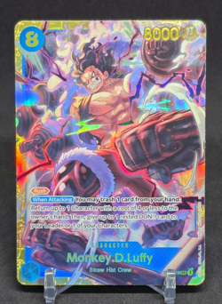 One Piece TCG Monkey D. Luffy OP11-118 SEC A Fist of Divine Speed English - Image 1