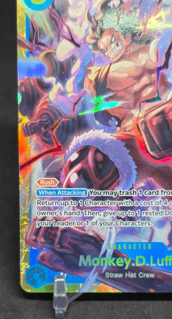 One Piece TCG Monkey D. Luffy OP11-118 SEC A Fist of Divine Speed English - Image 2