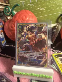One Piece TCG Monkey.D.Luffy OP11-118 SEC x 3 English a Fist of Divine Speed - Image 1
