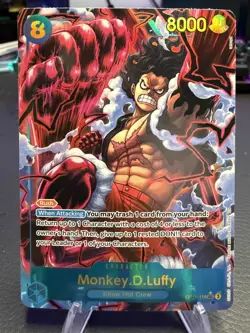 One Piece TCG - Monkey D Luffy Alt SEC - OP11-118 - A Fist of Divine Speed NM/M - Image 1