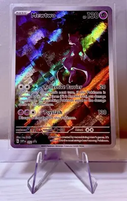 Pokemon TCG Mewtwo Ex Black Star Promo SVP 052 Scarlet & Violet 151 - Image 1