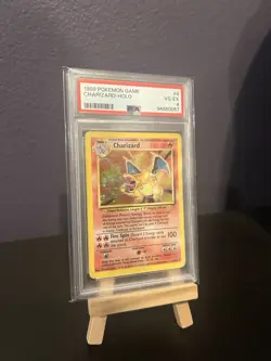 PSA 4 VG-EX Charizard 4/102 Base Set Holo Rare 1999 Pokemon Card - Image 1