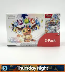 POKEMON PRISMATIC EVOLUTIONS ELITE TRAINER BOX BOOSTER BUNDLE 2 PACK SEALED - Image 1