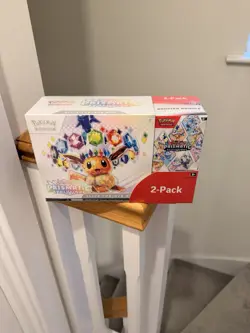 Pokemon Prismatic Evolutions 2-Pack Elite Trainer Box & Booster Bundle Sealed - Image 1
