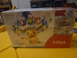 Pokemon 2-Pack Prismatic Evolutions ETB/Booster Bundle - New/Sealed - 🔥 - Image 1