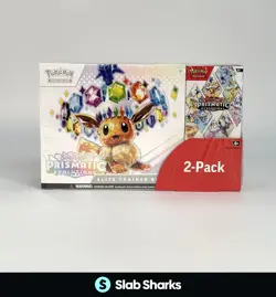 POKEMON PRISMATIC EVOLUTIONS ELITE TRAINER BOX BOOSTER BUNDLE 2-PACK SEALED - Image 1