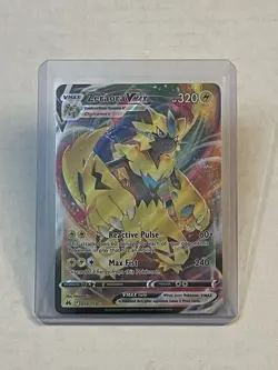 Pokemon TCG Zeraora VMAX 054/159 Crown Zenith Full Art Holo NM NICE LOOK!! - Image 1