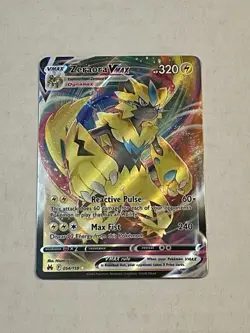 Pokemon TCG Zeraora VMAX 054/159 Crown Zenith Full Art Holo NM NICE LOOK!! - Image 3