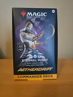 MTG Aetherdrift Commander Deck - Eternal Might - Magic the Gathering - SEALED - Image 1