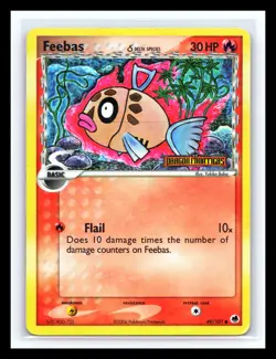 💥 Pokemon Feebas (Delta Species Stamp Holo) - 49/101 - EX Dragon Frontiers 2006 - Image 1