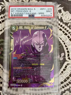 Dragon Ball Super Card Game Hit, Pride Of Universe 6 SPR-S 2019 BT7-79 PSA 9 - Image 1
