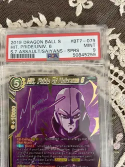 Dragon Ball Super Card Game Hit, Pride Of Universe 6 SPR-S 2019 BT7-79 PSA 9 - Image 2