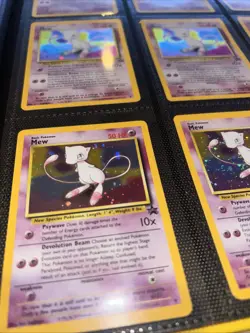Pokemon Cards Base Set Mew Holo Rare Lot Of 9 - Image 3