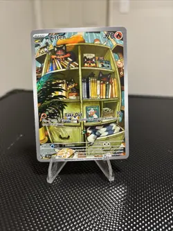 Pokemon TCG Litten Full Art Holo Card 167/162 Temporal Forces Illustration Rare - Image 1