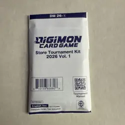 Digimon Card Game Store Tournament Kit 2026 Vol 1 SEALED - Image 1