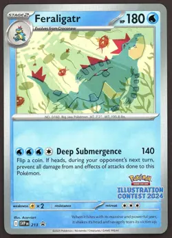 Feraligatr - (Illustration Contest 2024) Promo SV: Scarlet & Violet Promo Cards - Image 1