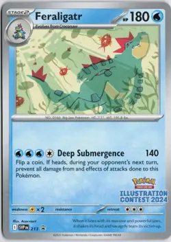 Feraligatr - (Illustration Contest 2024) Promo SV: Scarlet & Violet Promo Cards - Image 1