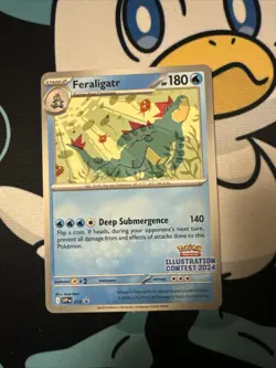 Feraligatr - 213 Illustration Contest 2024)213 Sv: Scarlet & Violet Promo Card - Image 1