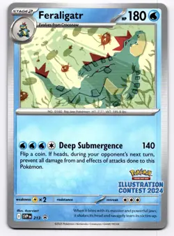 Feraligatr - (Illustration Contest 2024) SV: Scarlet & Violet Promo Cards - Pok - Image 1