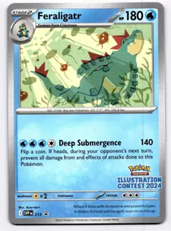 Feraligatr - (Illustration Contest 2024) SV: Scarlet & Violet Promo Cards - Pok - Image 1