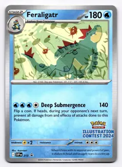 Feraligatr - (Illustration Contest 2024) SV: Scarlet & Violet Promo Cards - Pok - Image 1