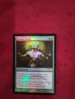 Magic The Gathering Judge Promo Greater Good Foil LP/NM Condition - Image 2