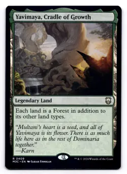 Yavimaya, Cradle of Growth NM Commander: Modern Horizons 3 0409 MTG Regular - Image 1