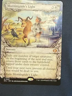DDcards 🇨🇦 Mtg Magic Gathering Lorwyn Eclipse Borderless Morningtide’s Light - Image 1