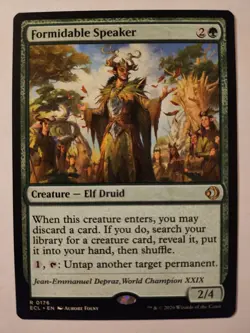 MTG - Formidable Speaker - Lorwyn Eclipsed Rare #176 NM - Image 1
