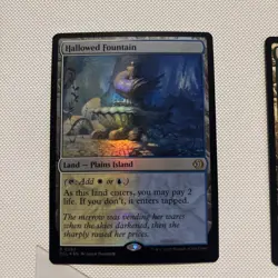 MTG Hallowed Fountain Foil Land 0265 MTG Lorwyn Eclipsed Magic The Gathering - Image 1