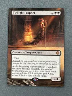Twilight Prophet MTG The Lost Caverns of Ixalan Hand Painted Full Altered Art v - Image 1