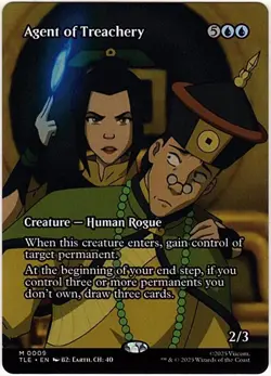 MTG Avatar: The Last Airbender - Eternal Agent of Treachery Borderless (Mythic) - Image 1