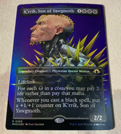 K'rrik, Son of Yawgmoth (Borderless FOIL) - Modern Horizons 3 (MH3) NM - Image 2