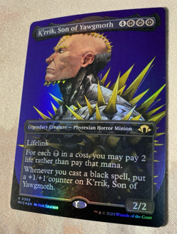 K'rrik, Son of Yawgmoth (Borderless FOIL) - Modern Horizons 3 (MH3) NM - Image 3