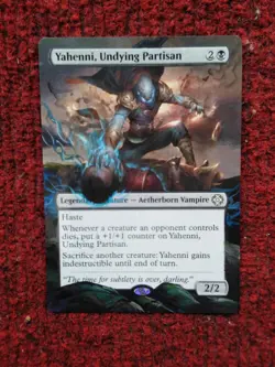 Yahenni Undying Partisan MTG The Lost Caverns of Ixalan Hand Painted Altered Art - Image 2