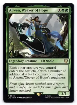 Arwen, Weaver of Hope NM Commander: The Lord of the Rings 0035 MTG Regular - Image 1