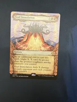 DDcards 🇨🇦 Mtg Magic Gathering Lorwyn Eclipse Borderless Soul Immolation - Image 1