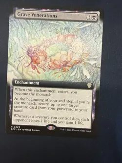 DDcards 🇨🇦 Mtg Magic Gathering Lorwyn Eclipse Borderless Grave Venerations - Image 1