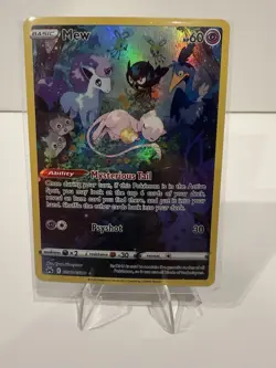 Pokemon Mew TCG Ultra Rare Holo Card Crown Zenith: Galarian Gallery #GG10/GG70 - Image 1