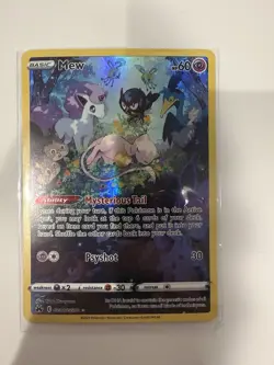 Pokemon Mew TCG Ultra Rare Holo Card Crown Zenith: Galarian Gallery #GG10/GG70 - Image 3