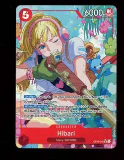 Hibari (Alternate Art) OP11-010 A Fist of Divine Speed Foil One Piece - Image 1