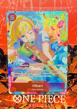 One Piece Hibari OP11-010 SR A Fist of Divine Speed Holo Alternate Art NM - Image 1