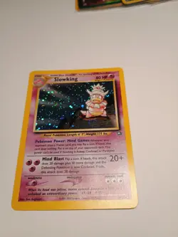 Pokemon TCG Slowking 14/111 Neo Genesis Unlimited Holo Rare LP+/NM - Image 1