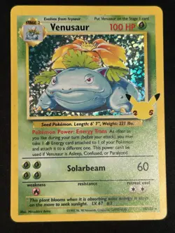 Venusaur 15/102 NM Celebrations 25th Anniversary 2021 Holo Pokemon 1 DAY SHIP! - Image 1