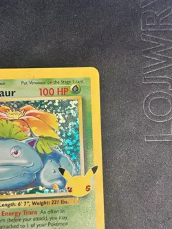Venusaur 15/102 NM Celebrations 25th Anniversary 2021 Holo Pokemon 1 DAY SHIP! - Image 4