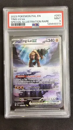 PSA 9 Ting-Lu ex - 263/193 - Paldea Evolved - Pokemon - SIR - Potential Regrade - Image 1