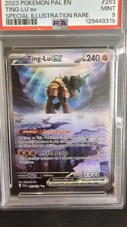 PSA 9 Ting-Lu ex - 263/193 - Paldea Evolved - Pokemon - SIR - Potential Regrade - Image 4